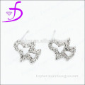 Modern design jewelry sets 925 sterling silver jewellery penguin stud earings